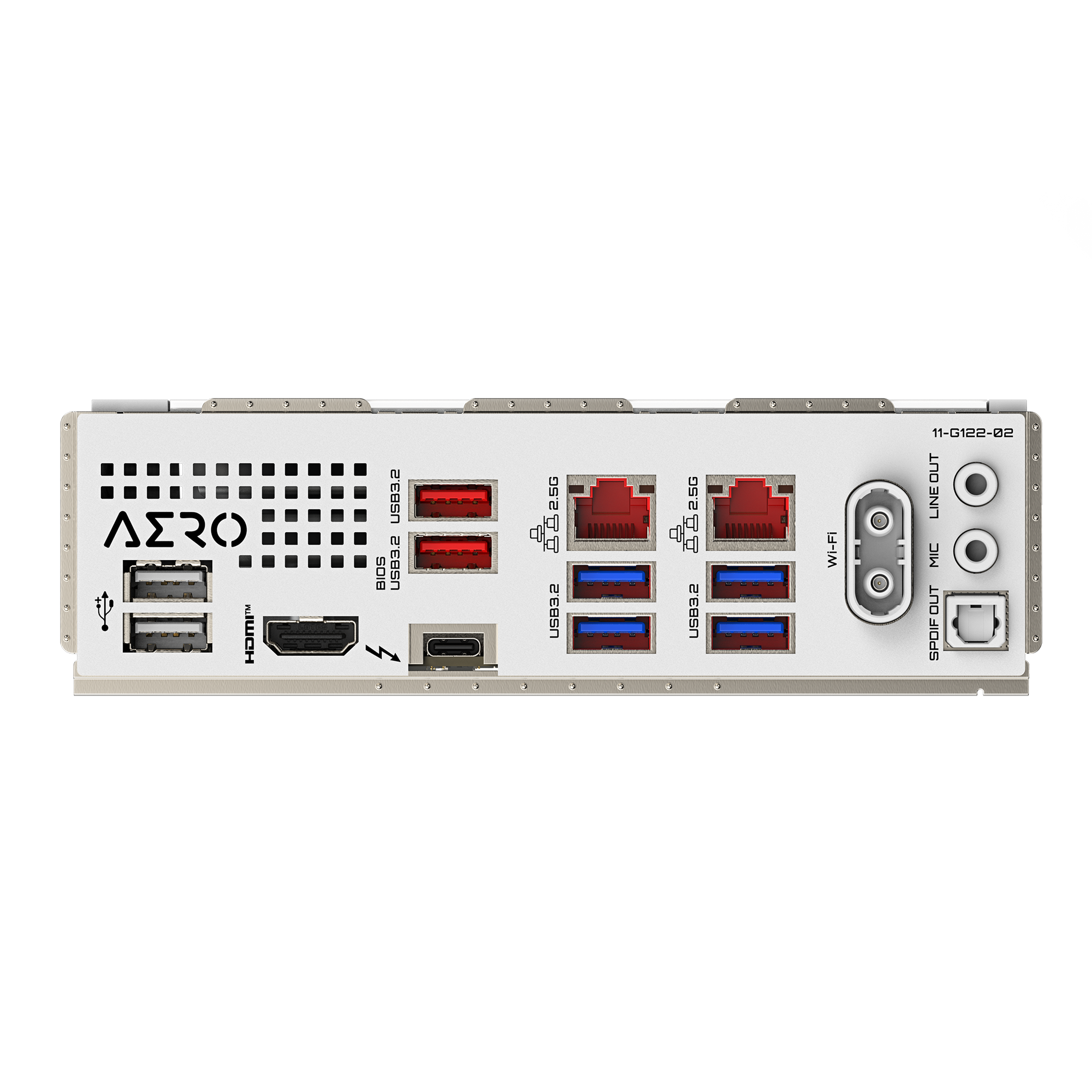 GIGABYTE Z890 AERO G Motherboard, LGA 1851, ATX, DDR5, WIFI7, White - اللوحة الأم