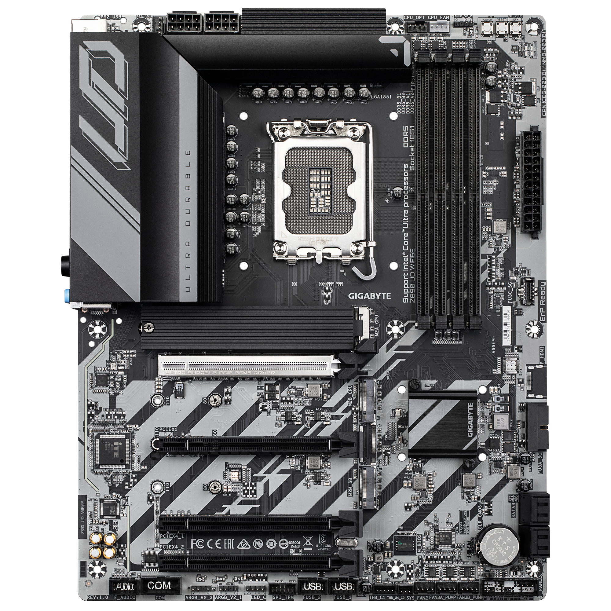 GIGABYTE Z890 UD WIFI 6E LGA 1851, DDR5, ATX Motherboard  - اللوحة الام