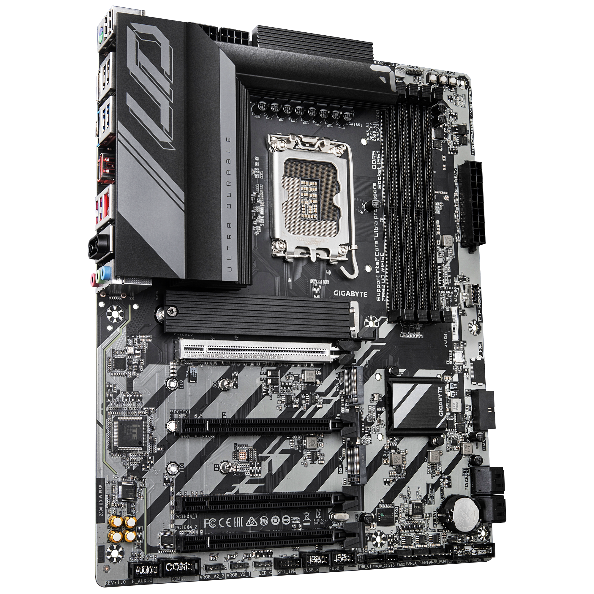 GIGABYTE Z890 UD WIFI 6E LGA 1851, DDR5, ATX Motherboard  - اللوحة الام