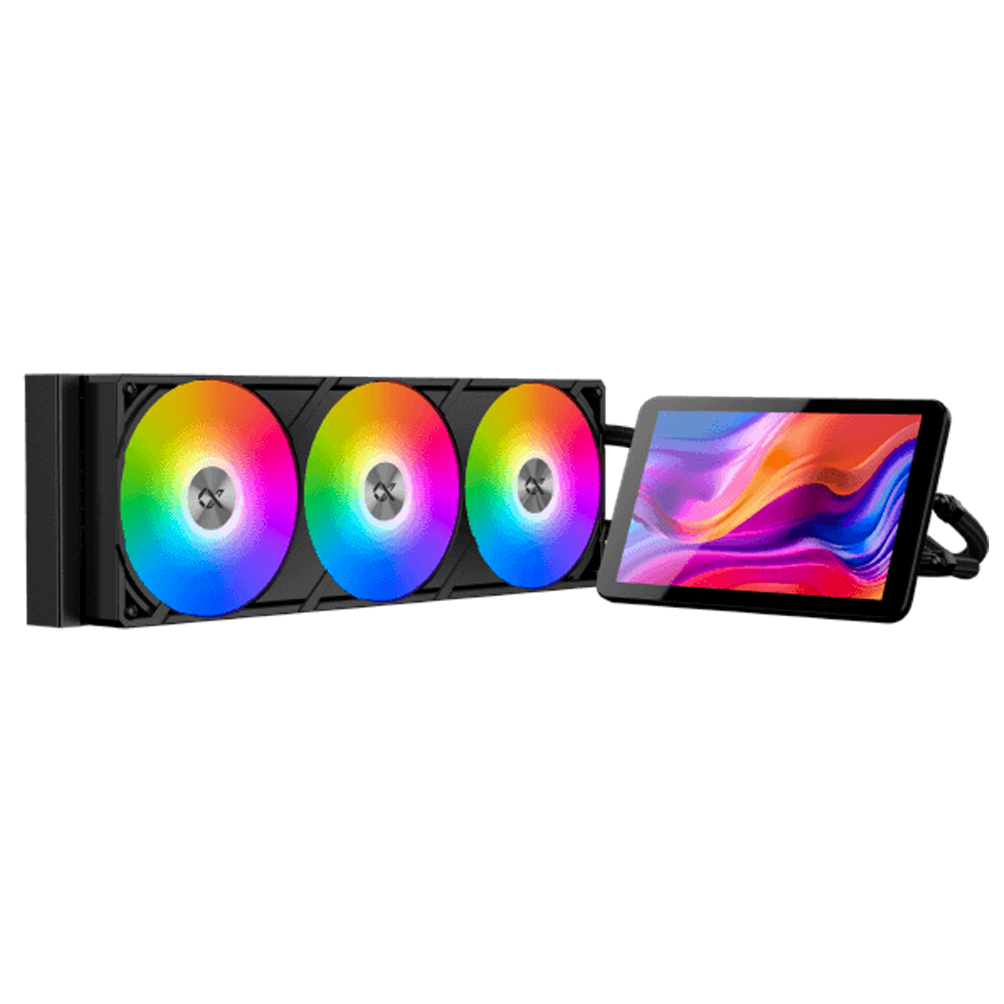 Xigmatek Connect Pro 360 water cooling Black with a large removable 7