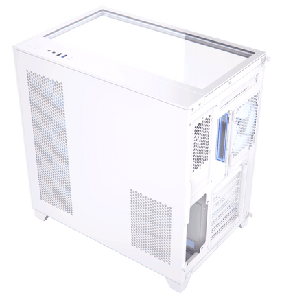 Acegeek Horizon Three sided Tempered Glass ATX Mid Tower Gaming Case - White - كيس - PC BUILDER QATAR - Best PC Gaming Store in Qatar 