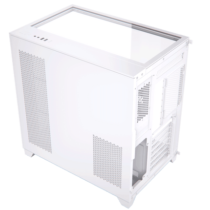 Acegeek Horizon Three sided Tempered Glass ATX Mid Tower Gaming Case - White - كيس - PC BUILDER QATAR - Best PC Gaming Store in Qatar 