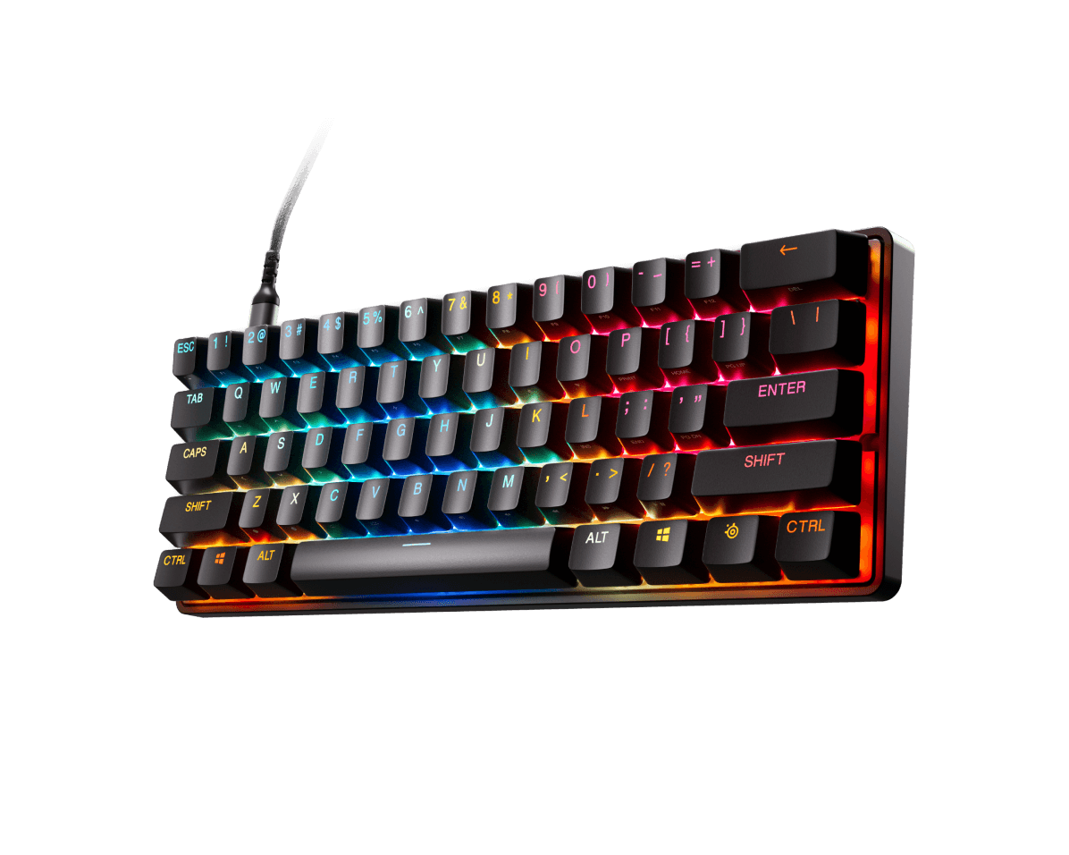 STEELSERIES APEX PRO MINI GEN 3 KEYBOARD - US LAYOUT - 64913- BLACK - كيبورد أحترافي STEELSERIES APEX PRO MINI GEN 3 KEYBOARD - US LAYOUT - 64913- BLACK - كيبورد أحترافي