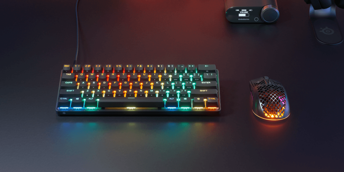 STEELSERIES APEX PRO MINI GEN 3 KEYBOARD - US LAYOUT - 64913-  BLACK - كيبورد أحترافي