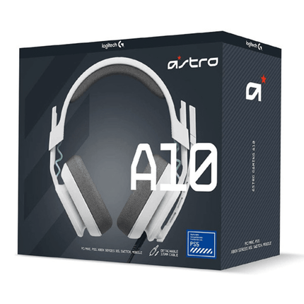 ASTRO A10 GEN2 GAMING HEADSET WHITE (PC/MAC/PS4+5/XBOX) - PC BUILDER QATAR - Best PC Gaming Store in Qatar 