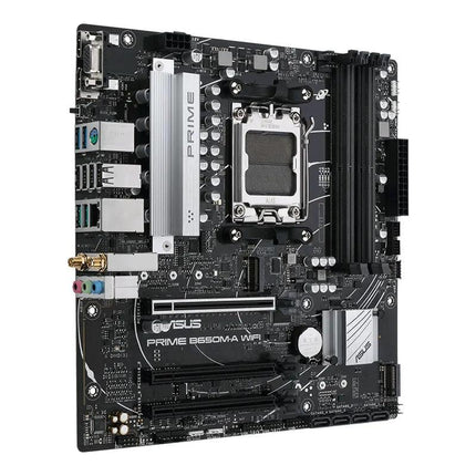 ASUS PRIME B650M-A WIFI AM5 DDR5 Motherboard - اللوحة الأم - PC BUILDER QATAR - Best PC Gaming Store in Qatar 