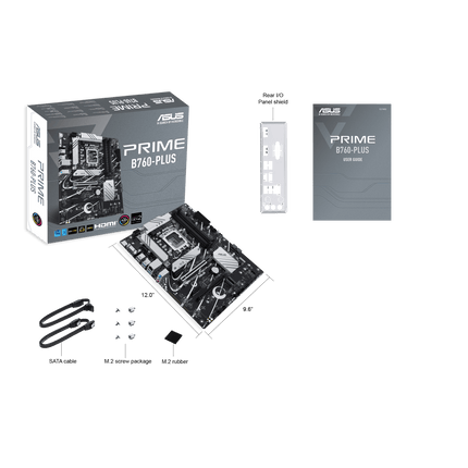 ASUS PRIME B760-PLUS DDR5 Motherboard - اللوحة الأم - PC BUILDER QATAR - Best PC Gaming Store in Qatar 