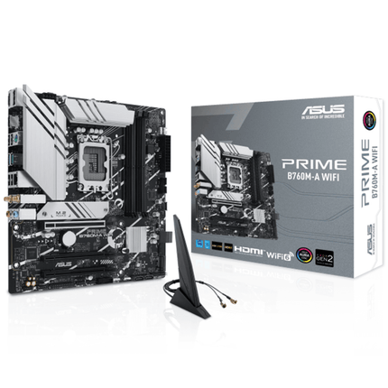 ASUS PRIME B760M-A WIFI DDR5 - لوحة الأم - PC BUILDER QATAR - Best PC Gaming Store in Qatar 