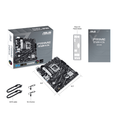 ASUS Prime B760M-K DDR4 LGA 1700 Gaming Motherboard - لوحة الأم - PC BUILDER QATAR - Best PC Gaming Store in Qatar 