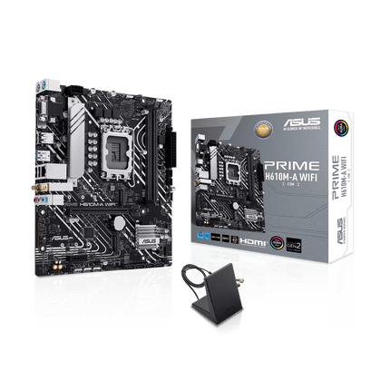 ASUS PRIME H610M-A WIFI DDR5 Motherboard - اللوحة الأم - PC BUILDER QATAR - Best PC Gaming Store in Qatar 