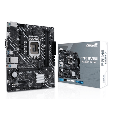 Asus Prime H610M-k DDR4 LGA 1700 Intel Motherboard - اللوحة الأم