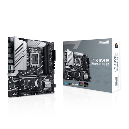 ASUS Prime Z790M-Plus D4 LGA 1700 motherboard - لوحة الأم - PC BUILDER QATAR - Best PC Gaming Store in Qatar 