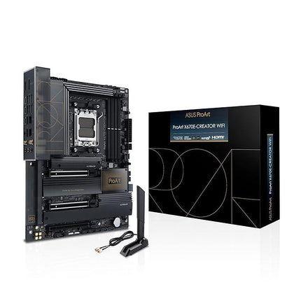 ASUS PROART X670E-CREATOR DDR5 WiFi 6E, AMD X670 (Ryzen AM5) ATX Motherboard - اللوحة الأم - PC BUILDER QATAR - Best PC Gaming Store in Qatar 