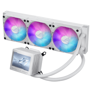 ASUS ROG Ryujin III 360 ARGB Performance AIO CPU Liquid Cooler with OLED Display White - 360mm - مبرد