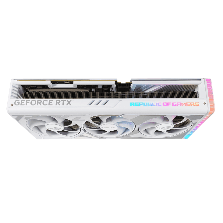 ASUS ROG Strix GeForce RTX™ 4080 SUPER 16GB GDDR6X White OC Edition - كرت شاشة - PC BUILDER QATAR - Best PC Gaming Store in Qatar 