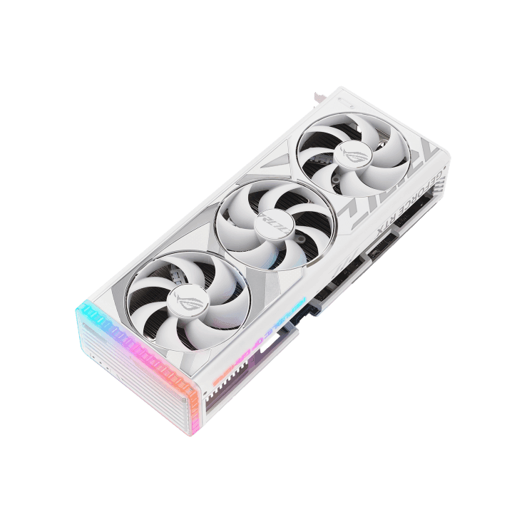 ASUS ROG Strix GeForce RTX™ 4080 SUPER 16GB GDDR6X White OC Edition - كرت شاشة - PC BUILDER QATAR - Best PC Gaming Store in Qatar 