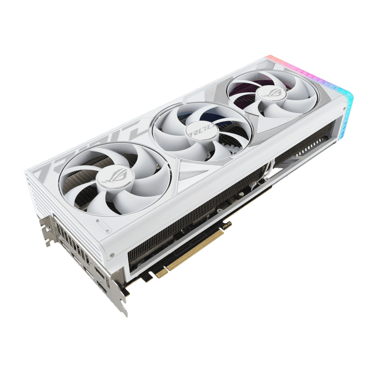 ASUS ROG Strix GeForce RTX™ 4080 SUPER 16GB GDDR6X White OC Edition - كرت شاشة - PC BUILDER QATAR - Best PC Gaming Store in Qatar 