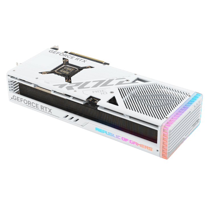 ASUS ROG Strix GeForce RTX™ 4080 SUPER 16GB GDDR6X White OC Edition - كرت شاشة - PC BUILDER QATAR - Best PC Gaming Store in Qatar 