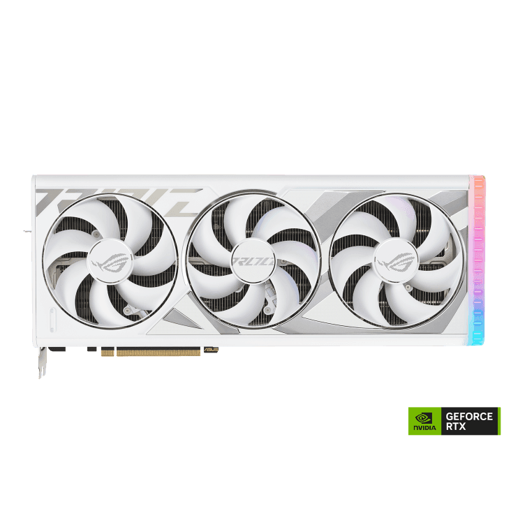 ASUS ROG Strix GeForce RTX™ 4080 SUPER 16GB GDDR6X White OC Edition - كرت شاشة - PC BUILDER QATAR - Best PC Gaming Store in Qatar 