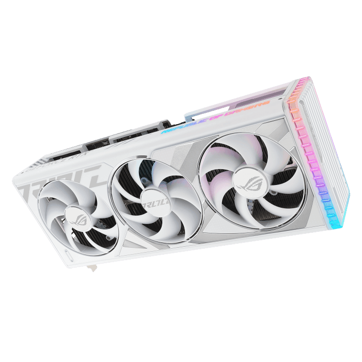 ASUS ROG Strix GeForce RTX™ 4080 SUPER 16GB GDDR6X White OC Edition - كرت شاشة - PC BUILDER QATAR - Best PC Gaming Store in Qatar 