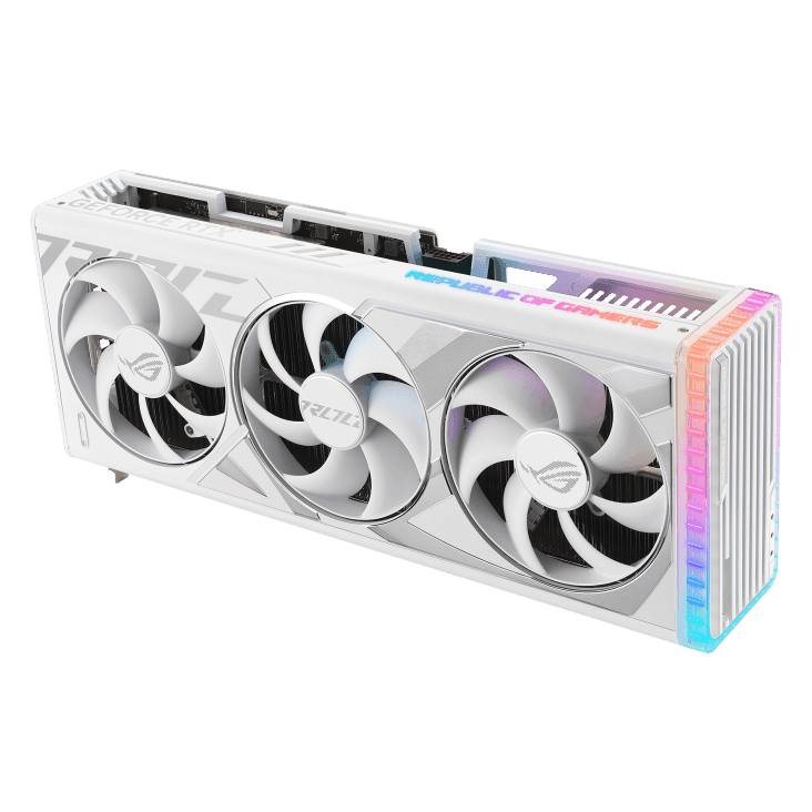 ASUS ROG Strix GeForce RTX™ 4080 SUPER 16GB GDDR6X White OC Edition - كرت شاشة - PC BUILDER QATAR - Best PC Gaming Store in Qatar 