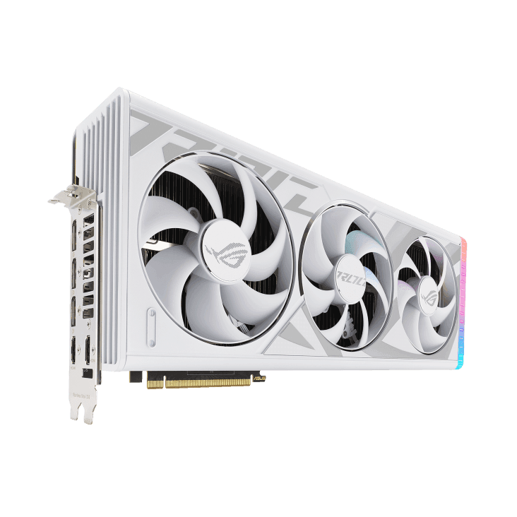 ASUS ROG Strix GeForce RTX™ 4080 SUPER 16GB GDDR6X White OC Edition - كرت شاشة - PC BUILDER QATAR - Best PC Gaming Store in Qatar 