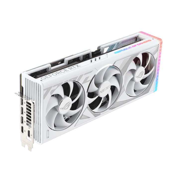 ASUS ROG Strix GeForce RTX™ 4080 SUPER 16GB GDDR6X White OC Edition - كرت شاشة - PC BUILDER QATAR - Best PC Gaming Store in Qatar 