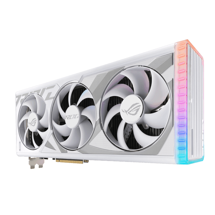 ASUS ROG Strix GeForce RTX™ 4080 SUPER 16GB GDDR6X White OC Edition - كرت شاشة - PC BUILDER QATAR - Best PC Gaming Store in Qatar 