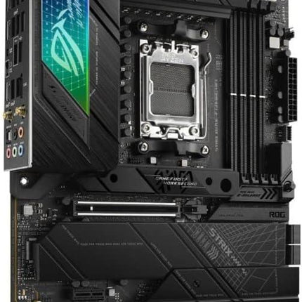 ASUS ROG Strix X670E-F Gaming WIFI6E AM5 DDR5 Gaming Motherboard - اللوحة الأم - PC BUILDER QATAR - Best PC Gaming Store in Qatar 