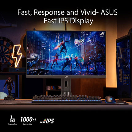 ASUS ROG Strix XG259QN 380Hz 25”, FHD, 0.3ms, Fast IPS HDR eSports Gaming Monitor - شاشة أسوس سريعة - PC BUILDER QATAR - Best PC Gaming Store in Qatar 