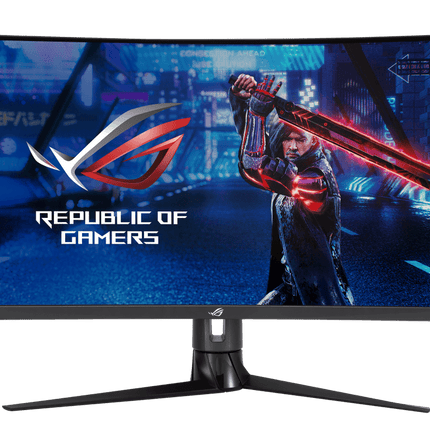 ASUS ROG Strix XG32VC Gaming Monitor – 32" (31.5 inch viewable) QHD 2K, 170Hz, 1ms MPRT, Compatible with Consoles, Curved Gaming Monitor - شاشة ألعاب