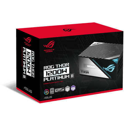 ASUS ROG Thor 1200 W Platinum II - مزود الطاقة - PC BUILDER QATAR - Best PC Gaming Store in Qatar 