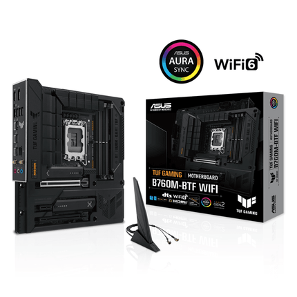 ASUS TUF GAMING B760M-BTF WIFI Gaming Motherboard - اللوحة الأم - PC BUILDER QATAR - Best PC Gaming Store in Qatar 