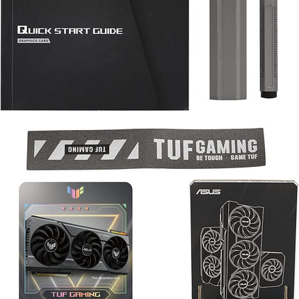 ASUS TUF Gaming NVIDIA GeForce RTX™ 4070 OC Edition Gaming Graphics Card black - كرت الشاشة - PC BUILDER QATAR - Best PC Gaming Store in Qatar 