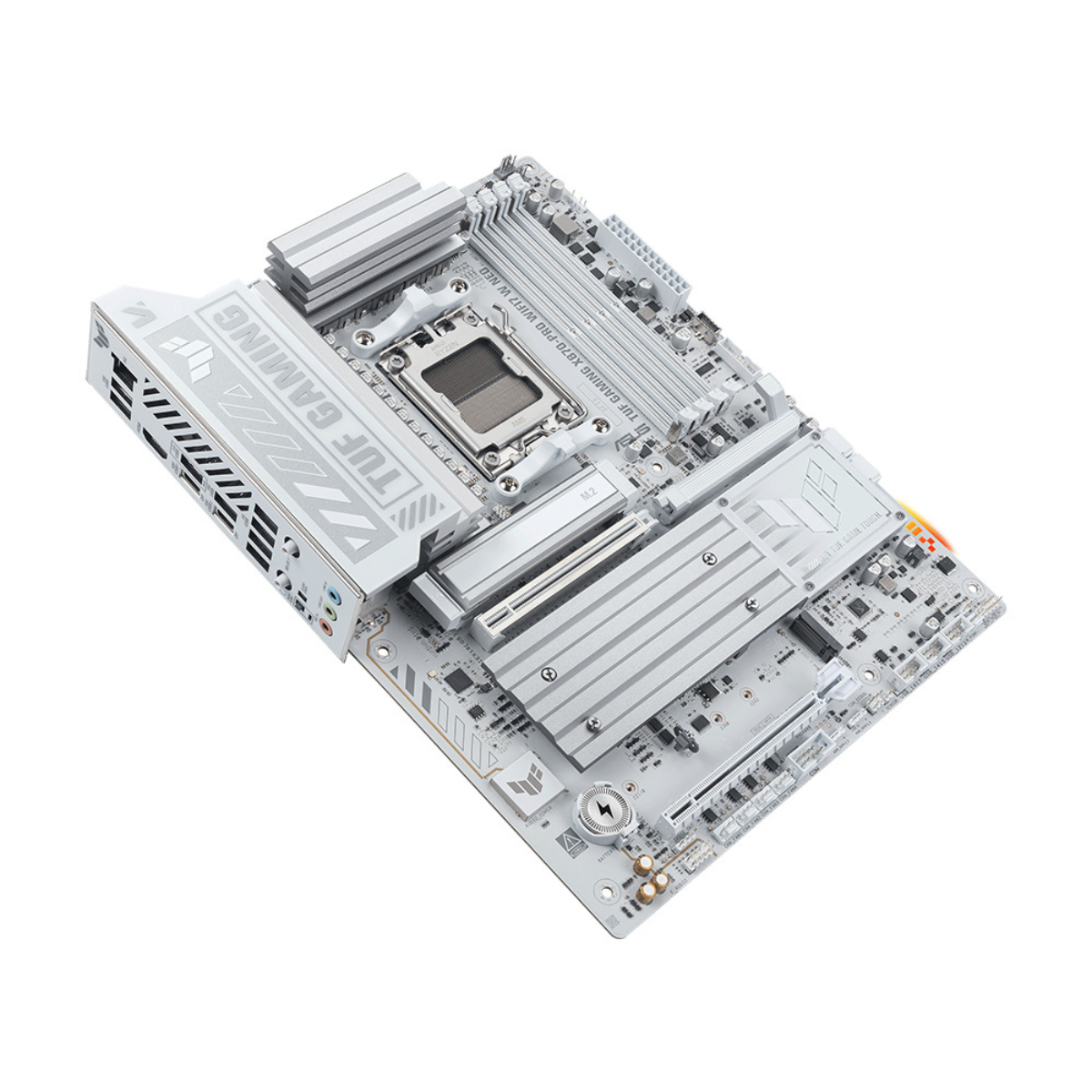 ASUS TUF GAMING X870 PRO WIFI7 W NEO Motherboard (AMD AM5, DDR5, Wi-Fi 7) White Motherboard - لوحة أم بيضاء