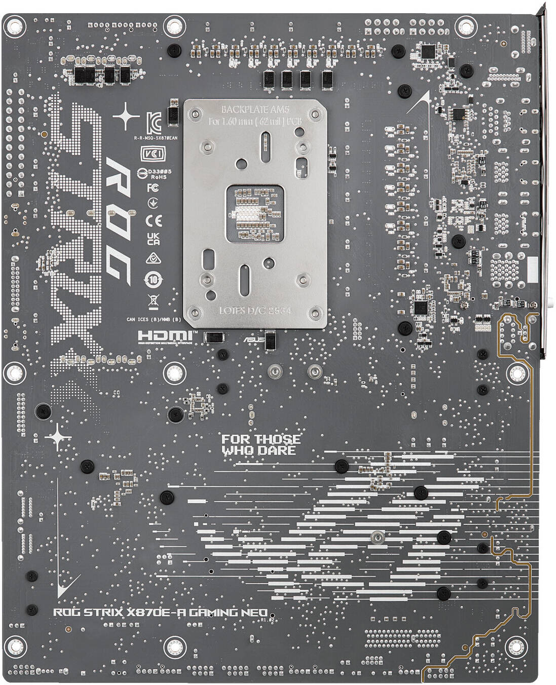 ASUS ROG STRIX X870E-A Gaming Wifi7 Neo ATX AM5 Motherboard DDR5, AMD X870E Chipset - اللوحة الأم