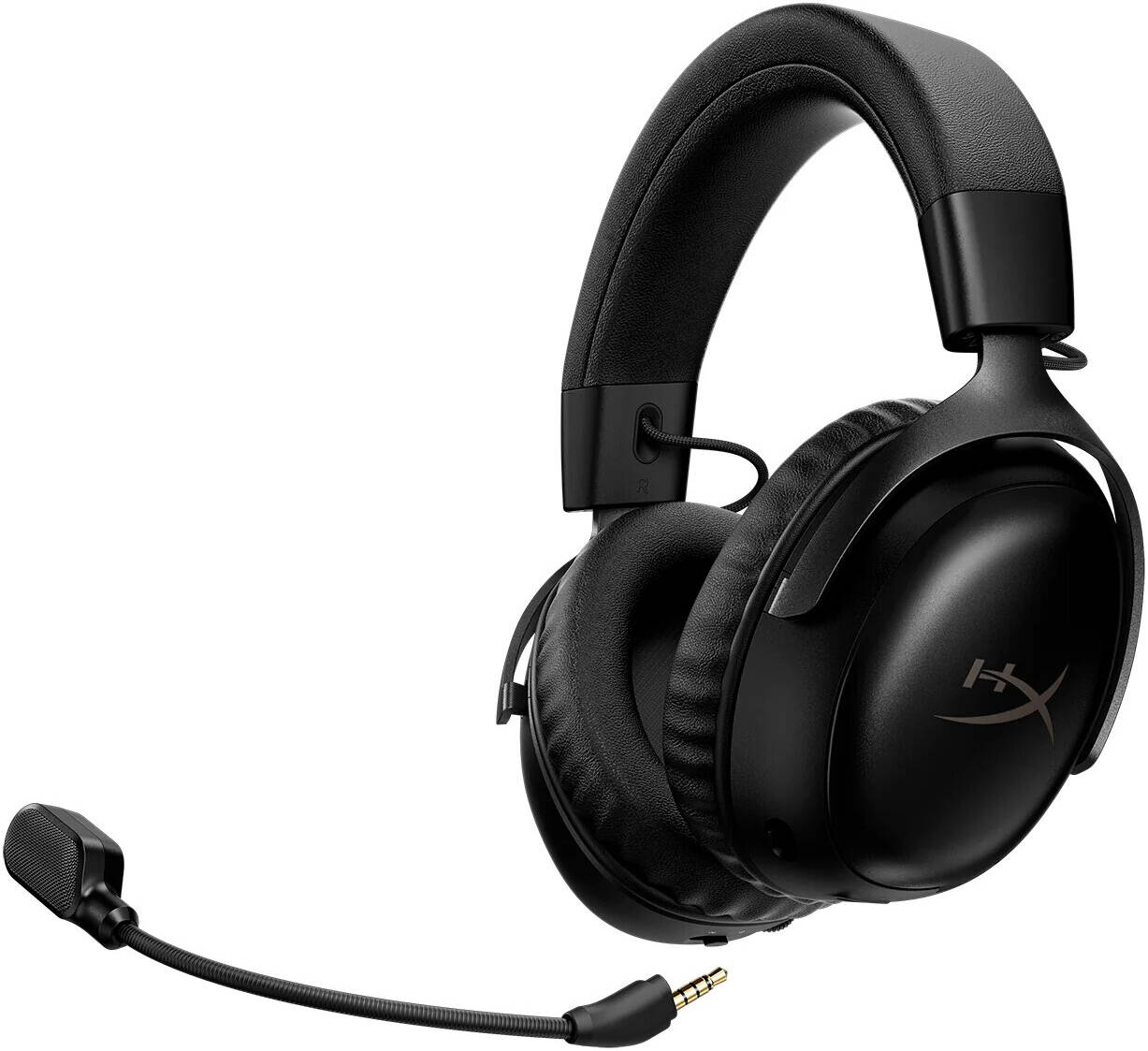 HyperX Cloud III S 2.4GHz, Bluetooth, Battery Life up to 120 Hours 2.4GHz / 200 Hours Bluetooth, Detachable Mic – Black - سماعة سوداء لاسلكية