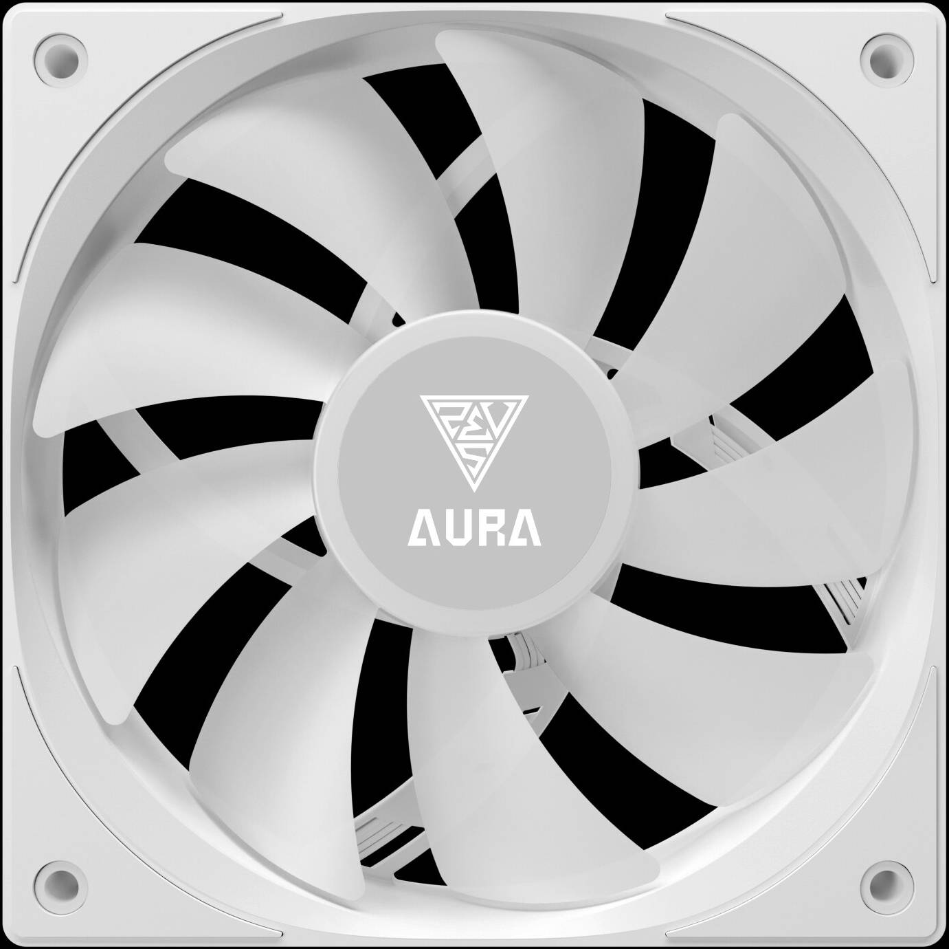 GAMDIAS Aura GL360 V2 Liquid Cooler, Support LGA 1700 / AM5, 800 - 1800 RPM Fan Speed, 2.12 mmH2O Air Pressure, Hydraulic PWM Fans, 73.6 CFM Air Flow, Hidden Cable Routing, White - مبرد  مائي أبيض