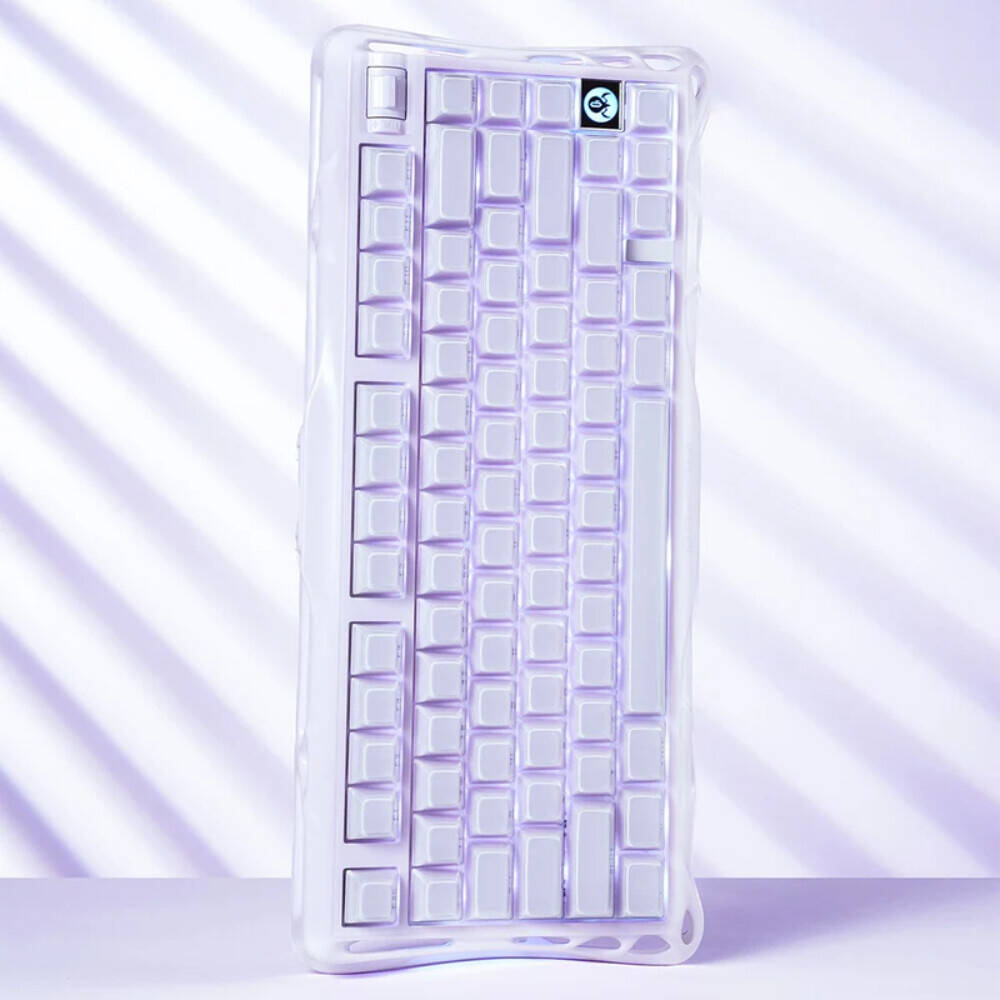 GRAVASTAR MERCURY K1 75% Wireless Mechanical Gaming Keyboard – Lavender Purple - كيبورد احترافي