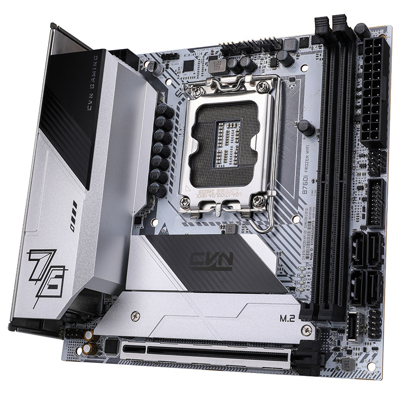 COLORFUL CVN B760I FROZEN WIFI V20 Motherboard – Intel LGA 1700, Mini-ITX, DDR5, Dual PCIe 4.0 M.2, Wi-Fi 6 Engine & 2.5G LAN