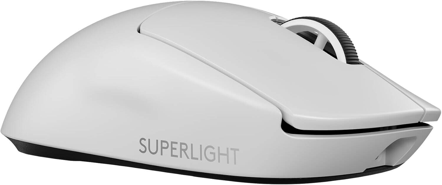 Logitech G PRO X SUPERLIGHT 2 SE Wireless Gaming Mouse, 44000 DPI, 888 IPS Speed, 88 G Max Acceleration, LIGHTFORCE Button Technology, 5 Buttons, HERO 2 Sensor, White - موس قيمنق لاسلكي