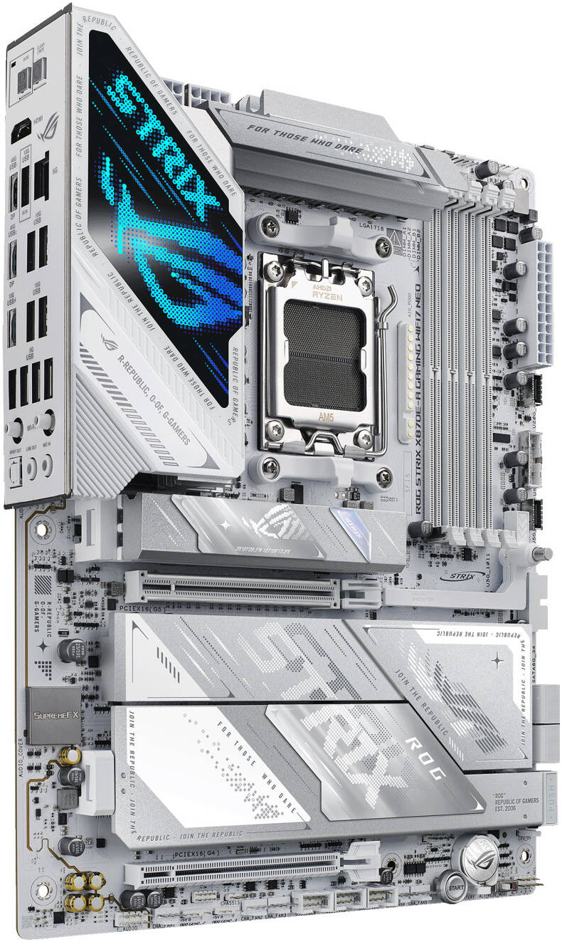 ASUS ROG STRIX X870E-A Gaming Wifi7 Neo ATX AM5 Motherboard DDR5, AMD X870E Chipset - اللوحة الأم