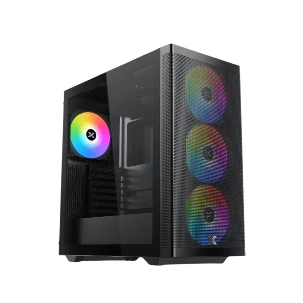 Xigmatek Osiris E-ATX Mid Tower PC Case With 4x 120mm ARGB Fans -كيس كمبيوتر Xigmatek Osiris E-ATX Mid Tower PC Case With 4x 120mm ARGB Fans -كيس كمبيوتر