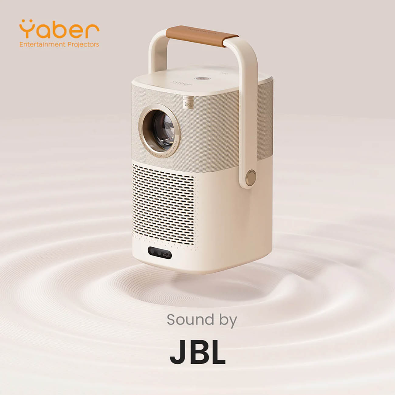 Yaber Projector T2 Plus Outdoor Projector 1080P Sound By JBL & Dolby Audio, WiFi, Bluetooth - جهاز عرض