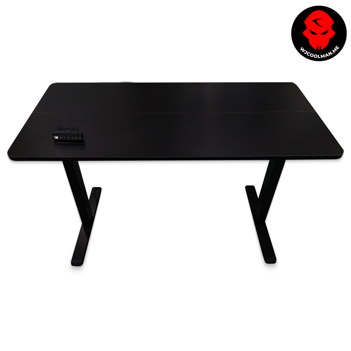 WJCOOLMAN T904 Electric Height Adjustable RGB Gaming Desk Black