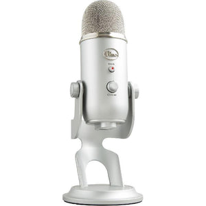 Blue Microphones Yeti USB Mic (Silver) Bundle with Headphones-ميكروفون