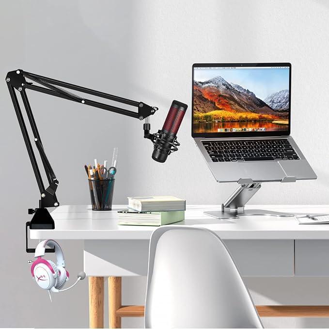 Quadcast Gaming Mic With Boom Arm Boom Arm For HyperX QuadCast S
