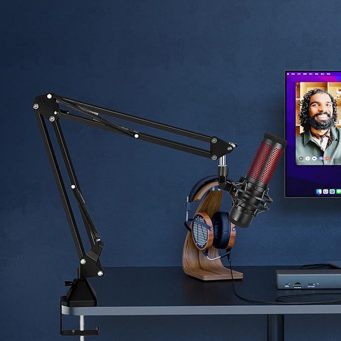 Boom Arm for HyperX QuadCast S Mic, Upgraded Heavy Duty QuadCast