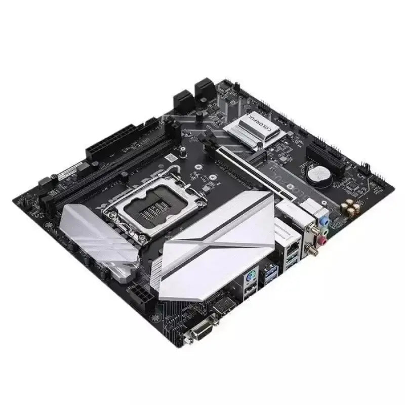 COLORFUL BATTLE-AX B760M-G WIFI V20A Black Motherboard – Intel LGA 1700, Micro-ATX, DDR4, Dual PCIe 4.0 M.2, Wi-Fi 6 & 2.5G LAN - ماذر بورد