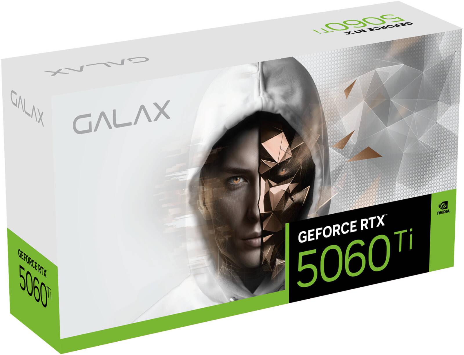 Galax GeForce RTX 5060 Ti EX 8GB Graphics Card GDDR7 White - كرت شاشة أبيض